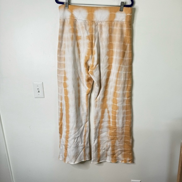 WILDFOX Jude Pant In tie dye Orange wide leg sweatpants - Picture 8 of 9